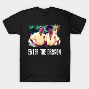 Enter the Elegance Bruce's Impact on Stylish  the Dragon on Wearable Canvas T-Shirt